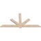 Ekena Millwork Kennewick Smooth Timber Gable Bracket, Douglas Fir, 84"W x 42"H x 1 1/2"D x 5 1/2"F, 12/12 Pitch GBW084X42X0206KEN00SDF - alternate 5